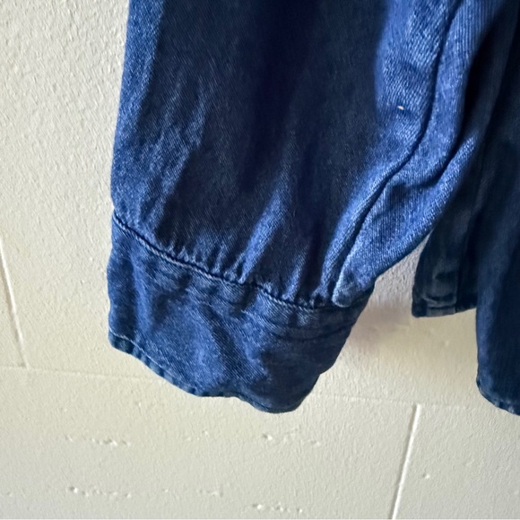 Carroll Reed Embroidered Denim Button-Up Shirt - Picture 7 of 11